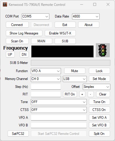 Kenwood TS-790 CAT Controller
